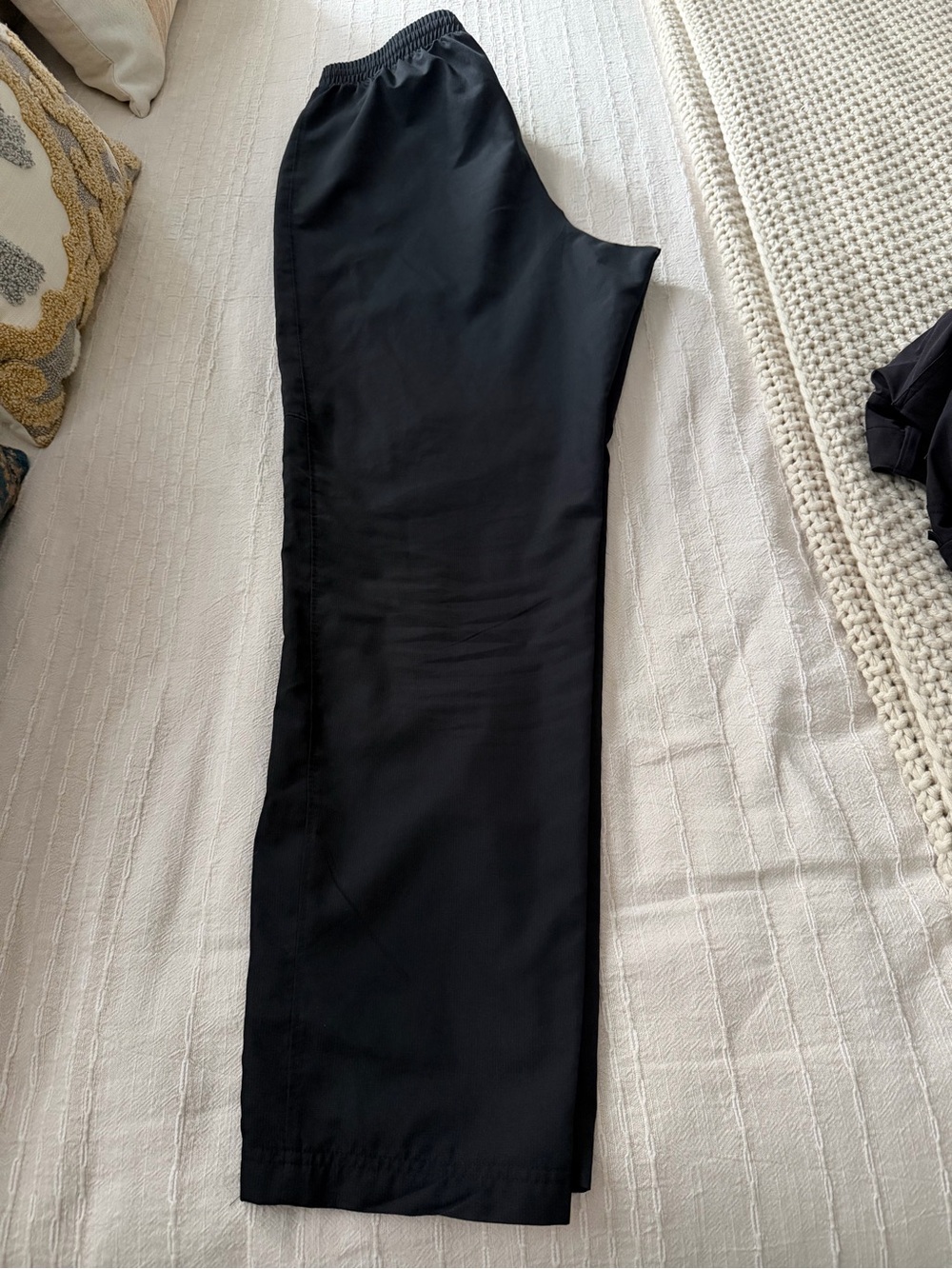 Under Armour Black Athletic Pants with White Logo